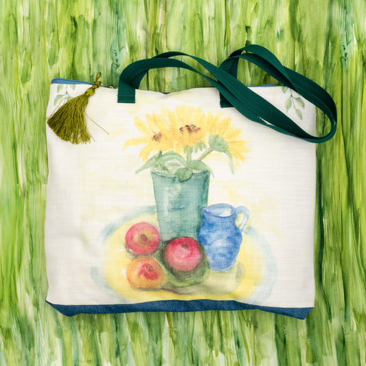 The Bag | Sunflowers watercolour