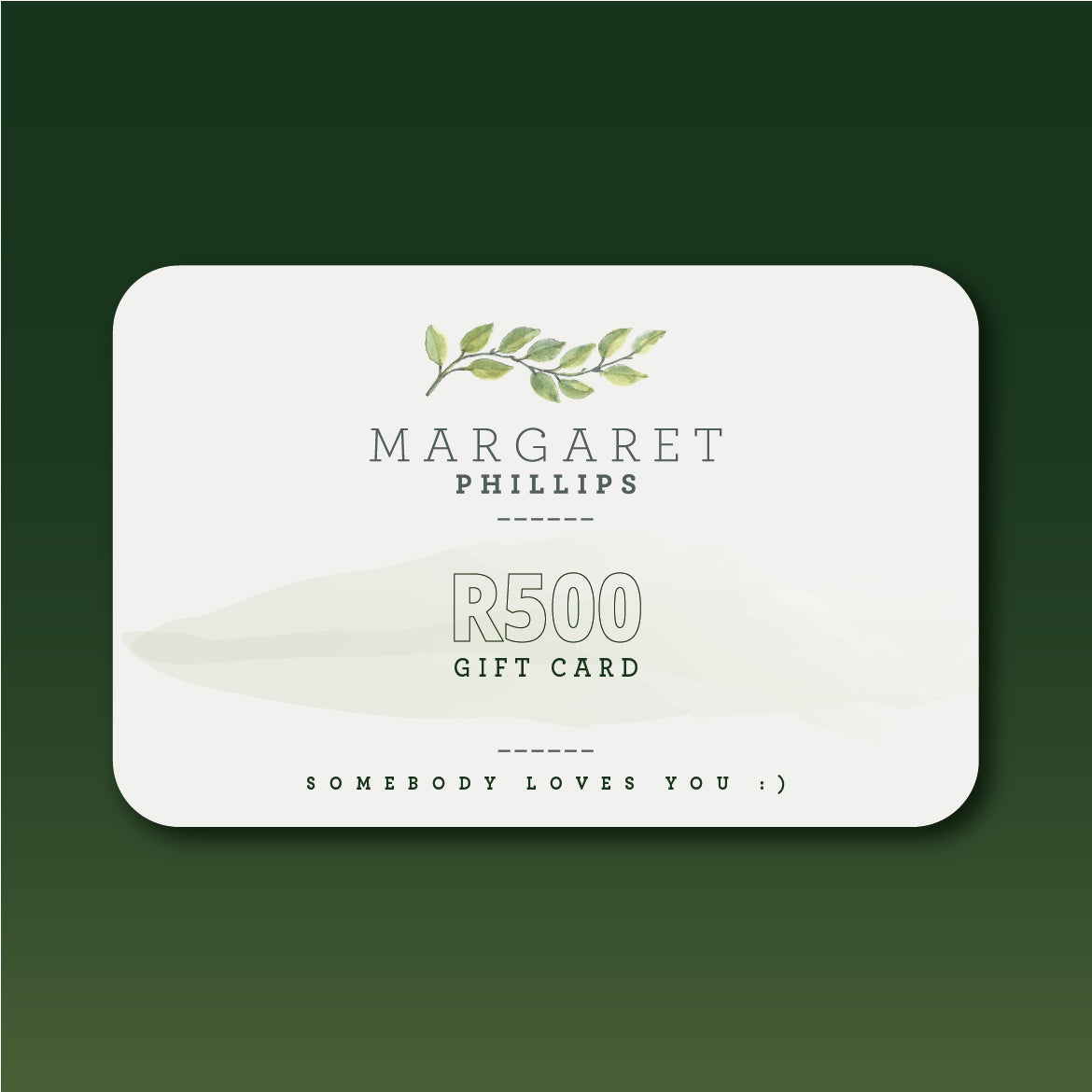 Margaret Phillips Gift Card