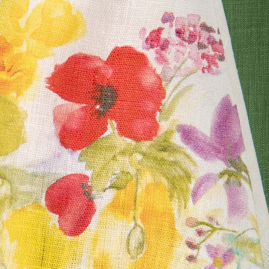 Tea Towel - Spring Flowers Watercolour