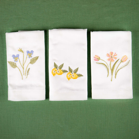 Embroidered Fingertip Cloths